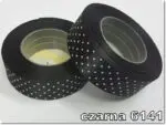 Wstążka satynowa w MAŁE KROPKI 25mm NA KRĄŻKI