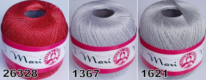 MAXI Madame Tricote METALIZOWANA