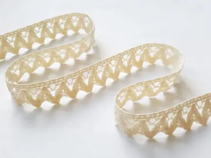 Koronka bawełniana 15mm NATURALNA (S08)