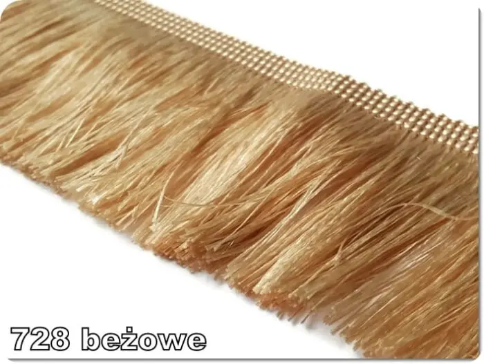 Frędzle ozdobne proste 60mm (PP-60C) na metry