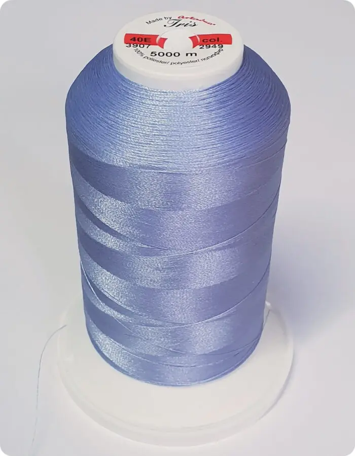 NICI IRIS 40E DO HAFTU MASZYNOWEGO 5000m, nr 2949 - fioletowo niebieskie