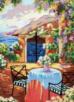 Kanwa z nadrukiem PEJZAŻ (6193)