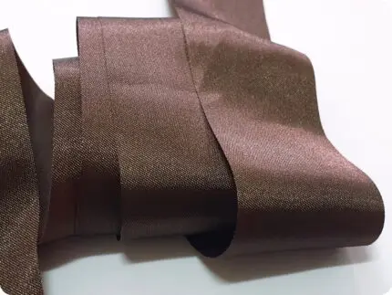 WSTĄŻKA STYLONOWA 40 mm - BRĄZOWA - 1 metr