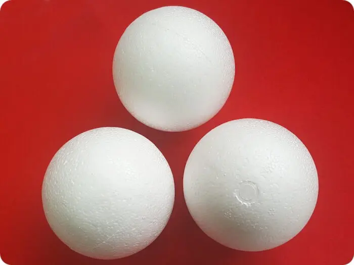 KULA STYROPIANOWA, BOMBKA średnica 8 cm - EKSTRA JAKOŚĆ