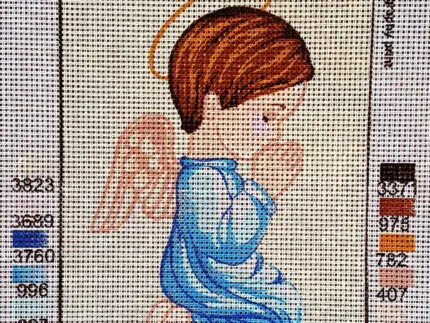 Kanwa z nadrukiem ANIOŁEK (3301)