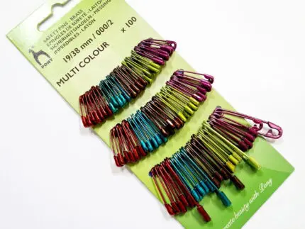 AGRAFKI KOLOROWE 100 szt (85502) PONY