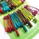 AGRAFKI KOLOROWE 100 szt (85502) PONY