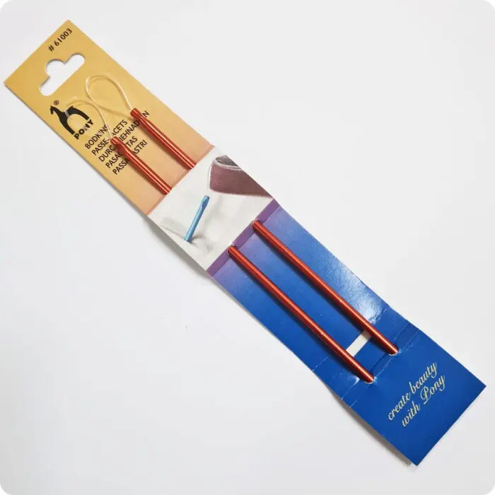 Aluminiowe DŁUGIE IGŁY DO WEŁNY (61003) PONY