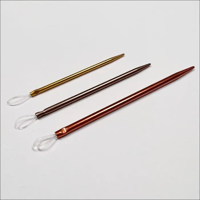 Aluminiowe kolorowe IGŁY DO WEŁNY (61001) PONY