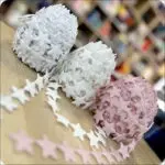 Aplikacje na taśmie GWIAZDKI z połyskiem