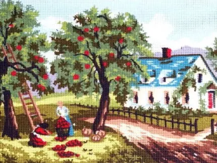 Kanwa z nadrukiem JESIEŃ (6187)