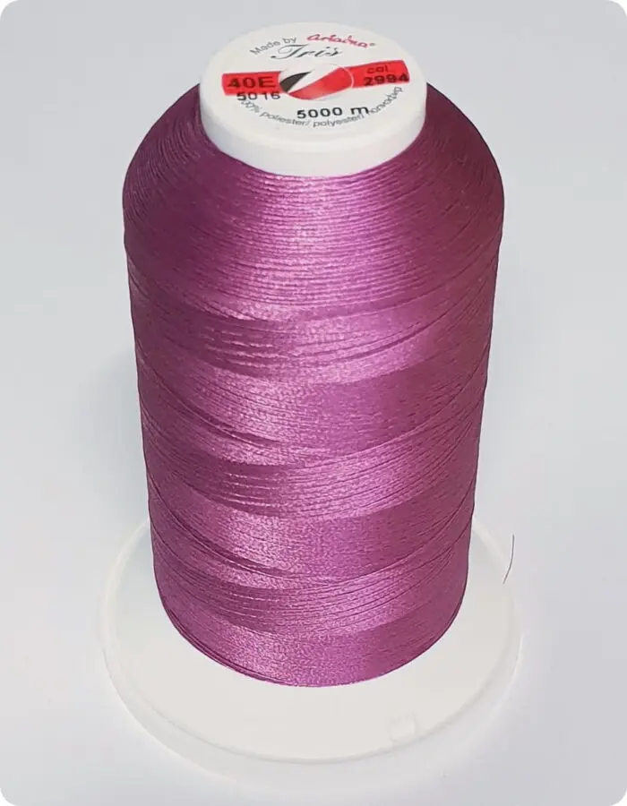 NICI IRIS 40E DO HAFTU MASZYNOWEGO 5000m, nr 2994 - wrzosowe