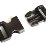 Czarna klamra PLASTIKOWA 10mm