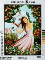 Kanwa z nadrukiem KRAJOBRAZ (6036)