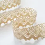 Koronka bawełniana 31mm NATURALNA (S06)