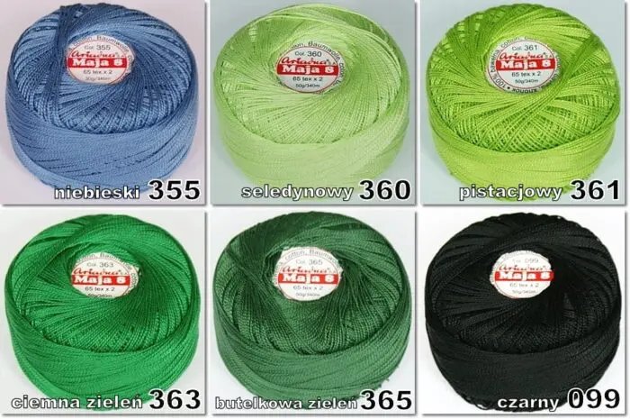 Kordonek MAJA 8 OPAKOWANIE 10szt