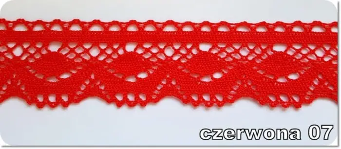 KORONKA AKRYLOWA 50 mm (4373) RÓŻNE KOLORY