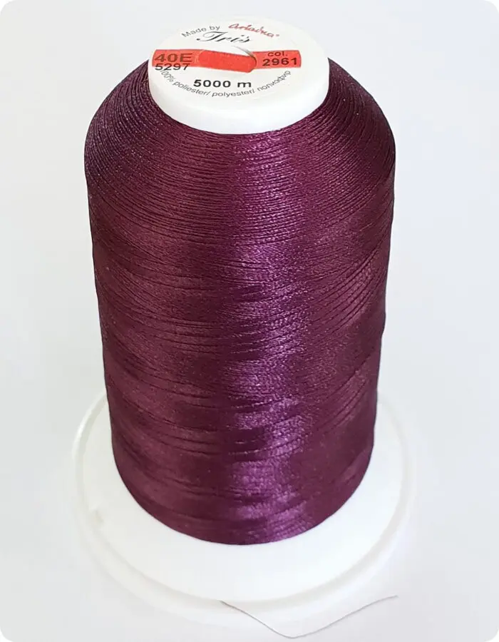 NICI IRIS 40E DO HAFTU MASZYNOWEGO 5000m, nr 2961 - śliwkowe