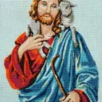 Kanwa z nadrukiem JEZUS CHRYSTUS (6225)