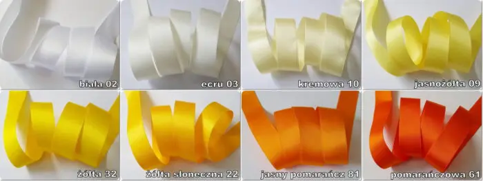 WSTĄŻKA SATYNOWA 25 mm DWUSTRONNA - SUPER JAKOŚĆ