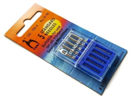 IGŁY MASZYNOWE PÓŁPŁASKIE mix 70/90 PONY (51001)