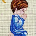 Kanwa z nadrukiem CHŁOPIEC (3304)