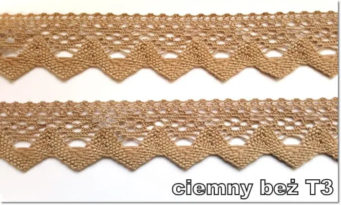 KORONKA POLIESTROWA 37 mm (D707) RÓŻNE KOLORY