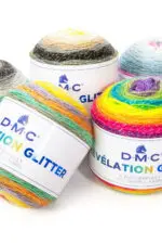 Włóczka DMC REVELATION GLITTER 150g/520m - akryl + wełna + nitka metalizowana