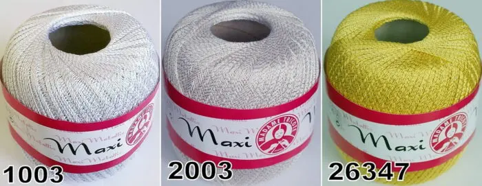 MAXI Madame Tricote METALIZOWANA