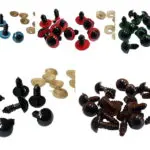 Bezpieczne oczka zaciskowe do zabawek 12mm 1szt