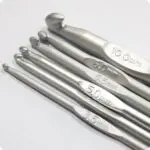 Szydełko aluminiowe z powłoką teflonową 2mm-10mm