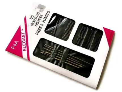 KARNET IGIEŁ DO SZYCIA RĘCZNEGO igły 55 SZTUK