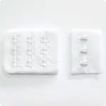 ZAPIĘCIE do biustonosza TRÓJRZĘDOWE BIAŁE