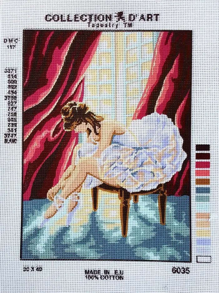 Kanwa z nadrukiem BALETNICA (6035)