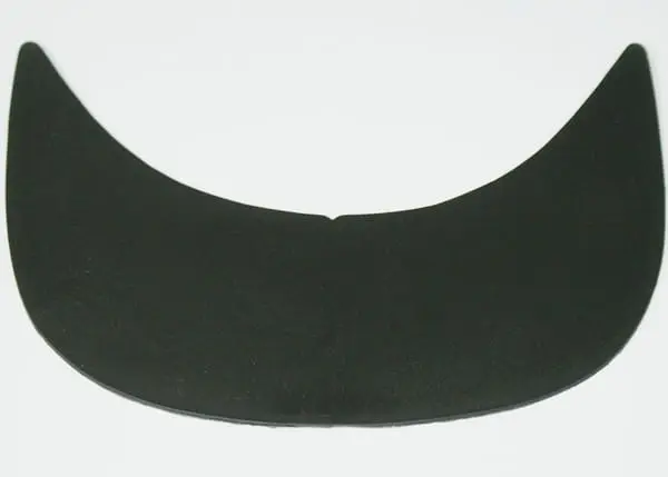 daszek-do-czapki-plaski-czarny-7-cm DASZEK do czapki PŁASKI - CZARNY - 7 cm