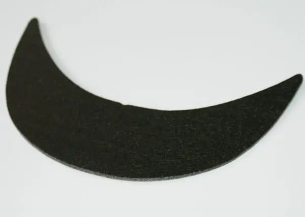 daszek-do-czapki-profilowany-czarny-49-cm DASZEK do czapki PROFILOWANY CZARNY 4,9 cm