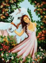 Kanwa z nadrukiem KRAJOBRAZ (6036)