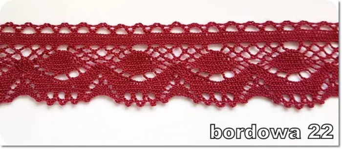 KORONKA AKRYLOWA 50 mm (4373) RÓŻNE KOLORY