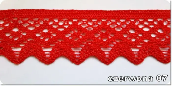 KORONKA POLIESTROWA 55 mm (D149) RÓŻNE KOLORY