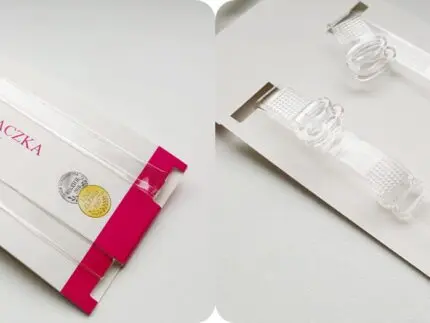 RAMIĄCZKA SILIKONOWE, TRANSPARENTNE