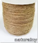 Sznurek KONOPNY JUTOWY 2mm na metry