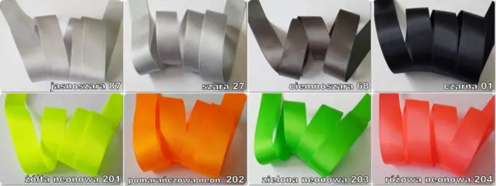 WSTĄŻKA SATYNOWA 25 mm DWUSTRONNA - SUPER JAKOŚĆ