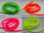 SZNUREK skręcany 4mm NEONOWY - 1m