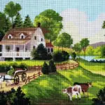 Kanwa z nadrukiem LATO (6188)