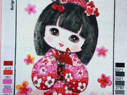 Kanwa z nadrukiem MAŁA GEJSZA (6312)