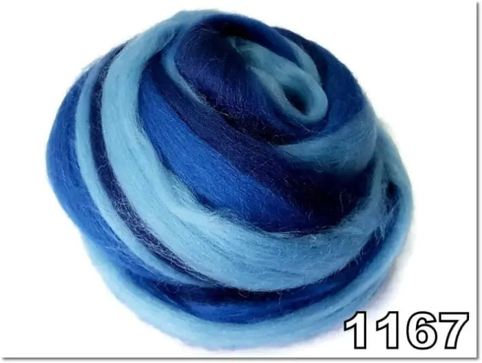 WEŁNA CZESANKOWA MULTICOLOR