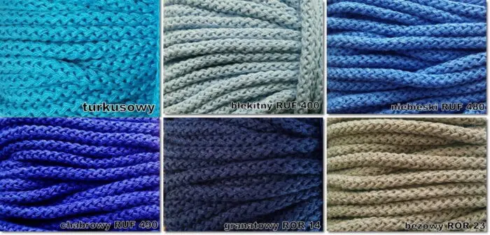 Sznurek pleciony BAWEŁNIANY 8mm- 25m