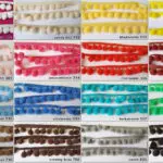 TAŚMA z POMPONAMI 2 cm - na metry