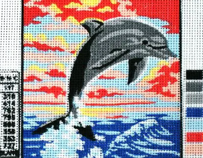 Kanwa z nadrukiem DELFIN (3223)