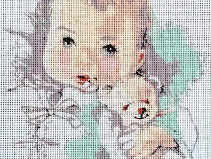 Kanwa z nadrukiem BOBAS Z MISIEM (6297)